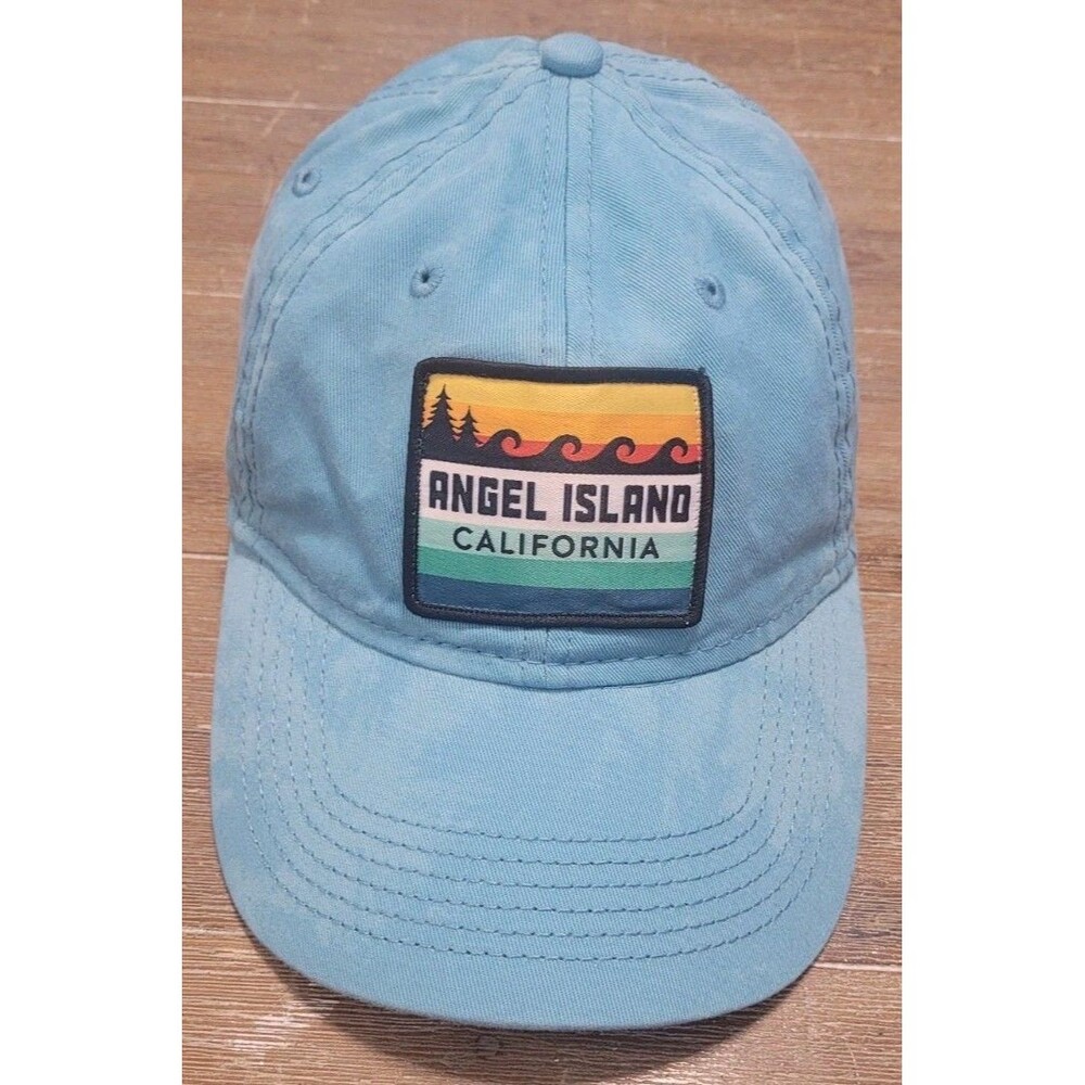 Angel Island California Blue Hat Cap Ouray Brand Adjustable Strap